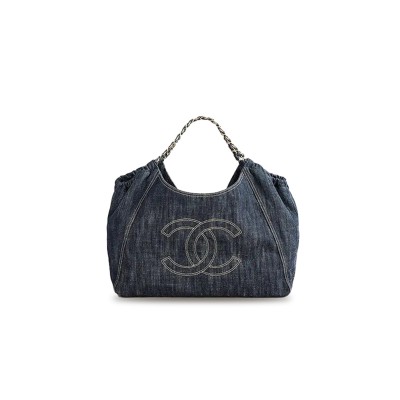 CHANEL DENIM TIMELESS CC TOTE (48*18*11cm) 